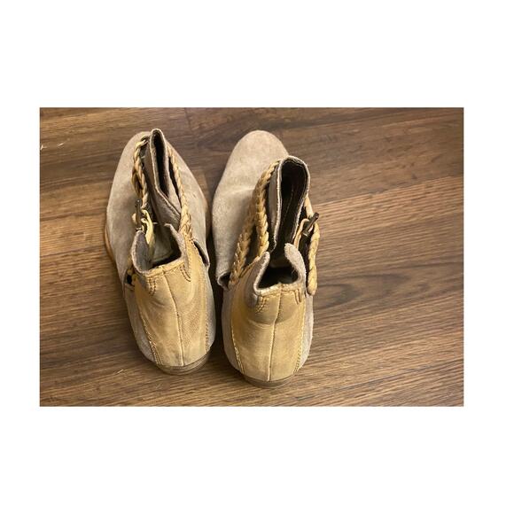 Anthropologie Rebels tan calista woven shoes sz: 8.5 - Picture 6 of 8